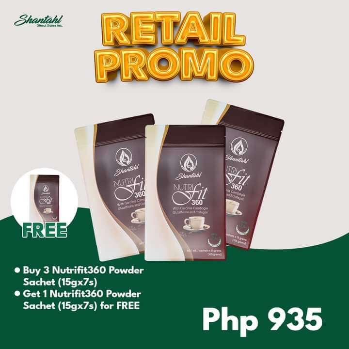 BUY 3+1 FREE SHANTAHL NUTRIFIT COFFEE- SLIMMING AND WHITENING COFFEE