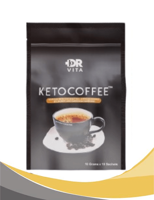 3 PACKS DR. VITA KETO COFFEE- BEST SLIMMING COFFEE